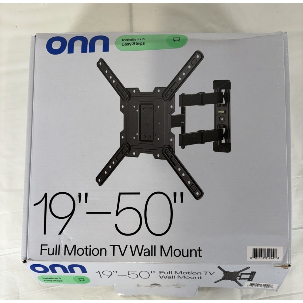 Hang Onn Full Motion TV Wall‎ Mount 19"-50" TVs Up to 77 lbs